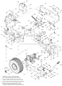 Part Location Diagram of 732-04032A MTD Spring-extension
